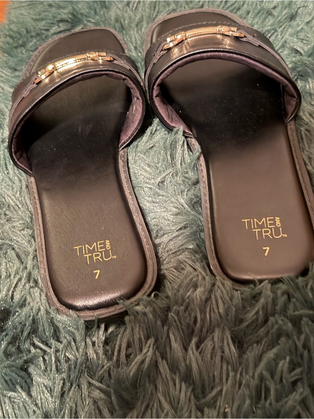 Clarks Leather Flip Flop Sandals Brown Comfort Thong Women’s Size 7 - Picture 9 of 10